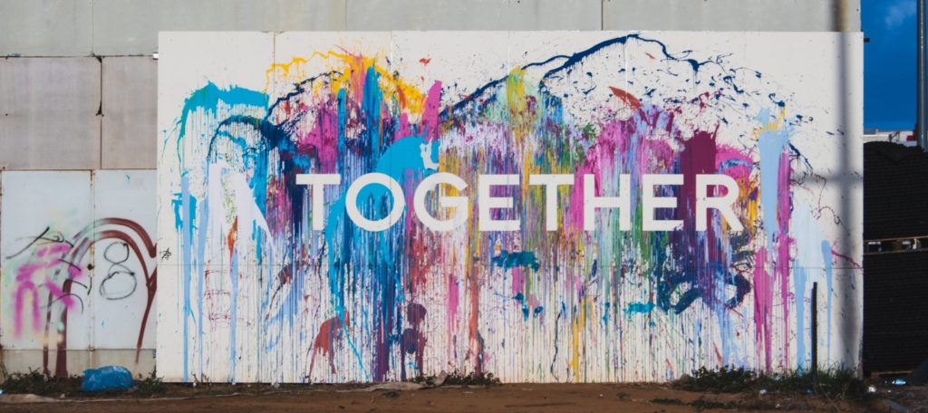 mural with label together